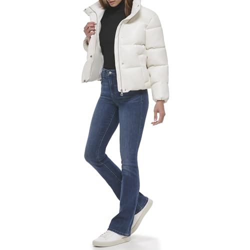 Calvin Klein Women's Outerwear Jacket,Tofu,XL