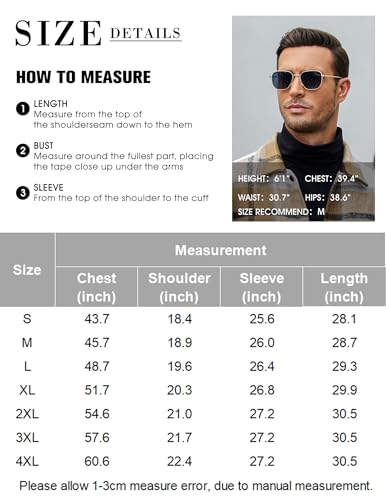 COOFANDY Men's Black Puffer Jacket Lightweight Packable Hooded Puffy Winter Jackets for Running Travel