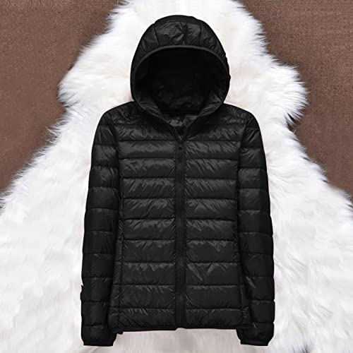 Womens Puffer Jacket Packable,2022 Warm Lightweight Down Jacket Hood Windproof Winter Coat with Recycled Insulation Coat,Plus Size Puffer Jacket,Short Puffer Jacket,Cute Outwear for Women