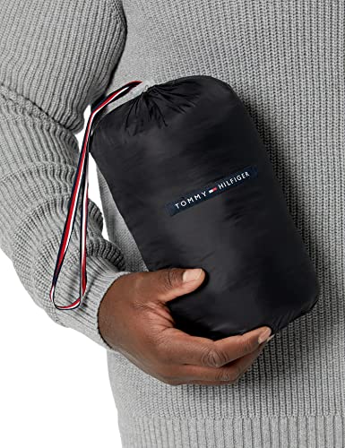 Tommy Hilfiger Men's Water Resistant Ultra Loft Down Alternative Puffer Jacket, Black, Medium