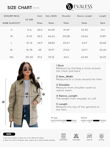 EVALESS Diamond Quilted Jackets for Women Lightweight Collar Long Sleeve Button Down Puffer Jacket Fall 2024 Coat Outerwear with Pockets Beige Medium