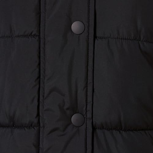 Amazon Essentials Women's Heavyweight Long-Sleeve Hooded Puffer Coat (Available in Plus Size), Black, Small