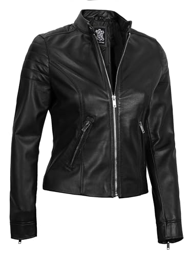 Blingsoul Womens Leather Jacket| [1309742] Carrie Black, S
