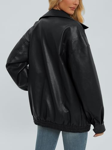 AUTOMET Leather Jackets Women Fall Jackets Fall Clothes Fall Fashion Fall Outfits for Women 2024 Winter Coat for Women