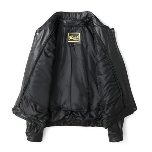 Men's Leather Flight Bomber Jacket