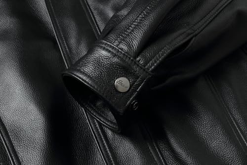 Men's Leather Flight Bomber Jacket