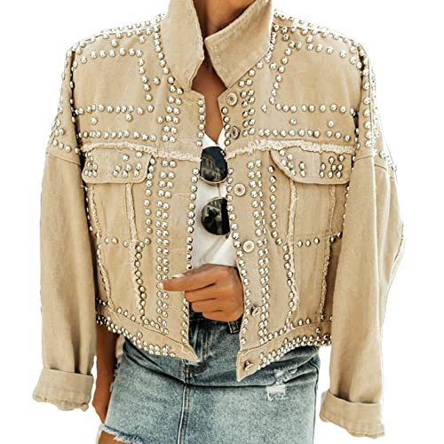 Women’s Distressed Fringe Denim Jacket - Black