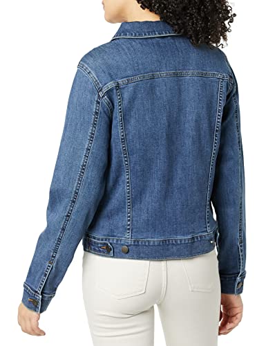 Women's Plus Size Medium Wash Jean Jacket
