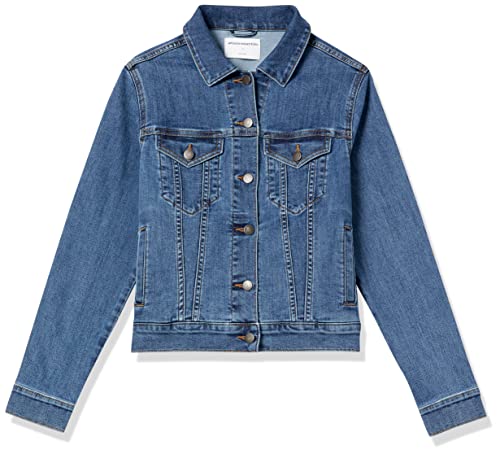 Women's Plus Size Medium Wash Jean Jacket