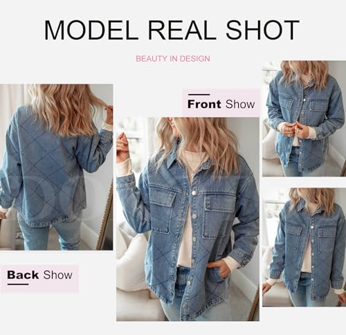Stylish Oversized Denim Jacket for Women