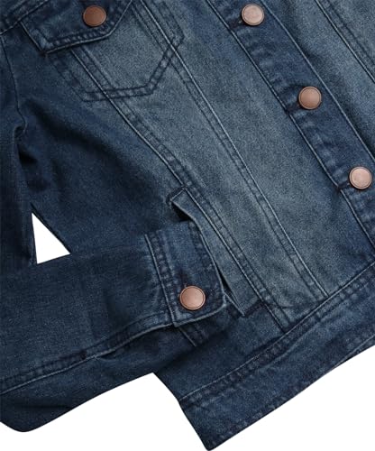 Basic Denim Classic Crop Jacket for Women