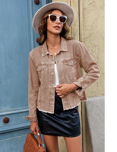 Women’s Light Stone Wash Denim Jacket