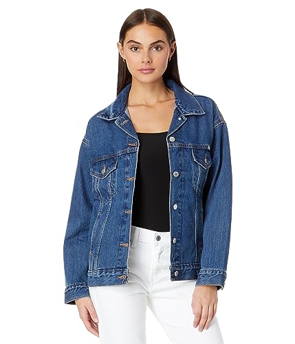 Levi Strauss Women's Loose Trucker Jacket - Whispering Pines
