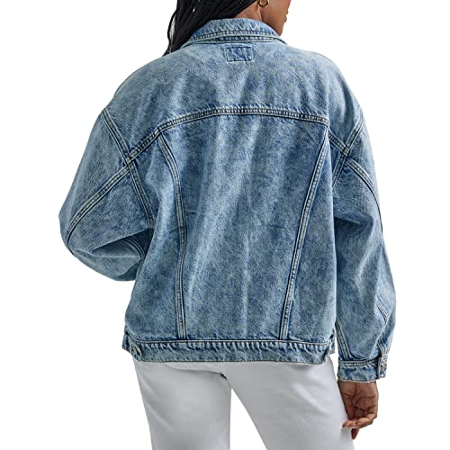 Wrangler Women's Moonchild Girlfriend Denim Jacket, XS