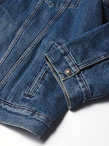 Levi's Men's Sherpa Trucker Jacket - Medium Indigo