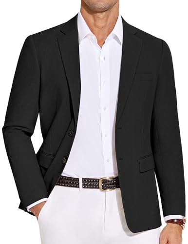 COOFANDY Men's Lightweight Slim Fit Blazer Jacket