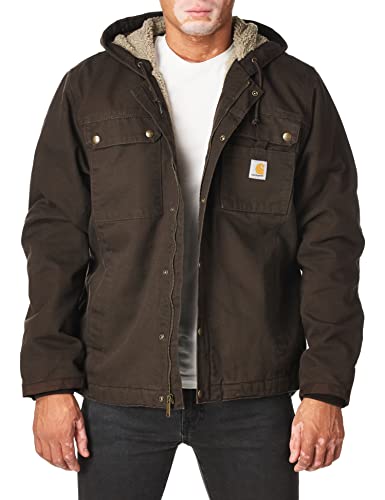 Carhartt Men's Bartlett Jacket, Dark Brown, XL