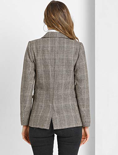 Plaid Boyfriend Blazer Jacket for Women