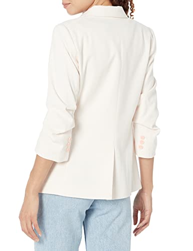 DKNY Women's Rose/White Business Casual Blazer
