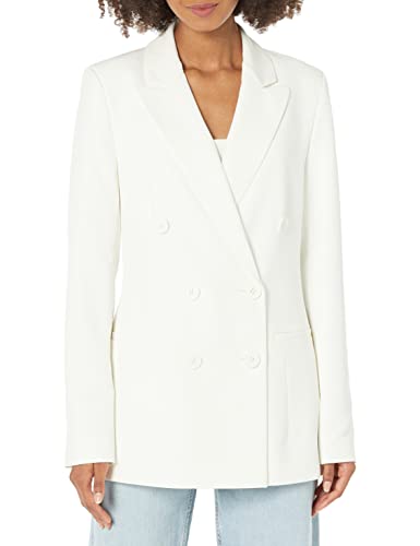 Ivory Double Breasted Blazer for Women