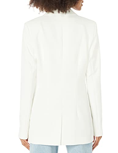 Ivory Double Breasted Blazer for Women