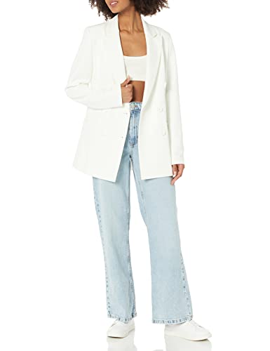 Ivory Double Breasted Blazer for Women