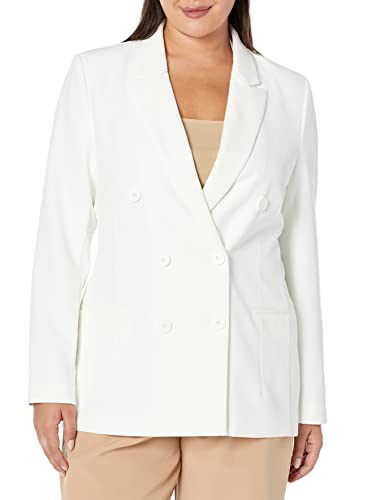 Ivory Double Breasted Blazer for Women
