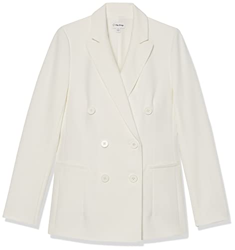 Ivory Double Breasted Blazer for Women