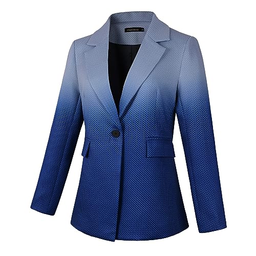 Beninos Women’s Casual Blazer Jacket - Blue