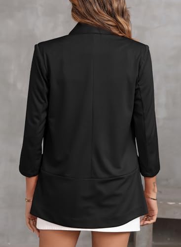 Lightweight Women's 3/4 Sleeve Casual Blazer
