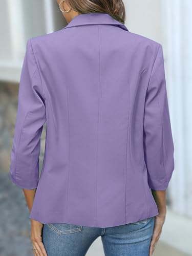 Petite Purple Slim Fit Women’s Blazer Jacket