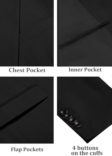COOFANDY Men's Lightweight Slim Fit Blazer Jacket