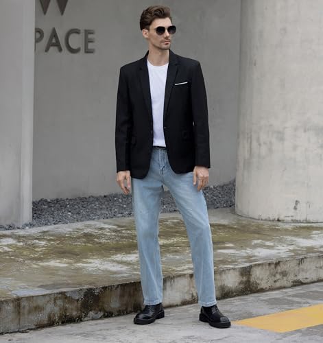Men's Slim Fit Casual One Button Blazer