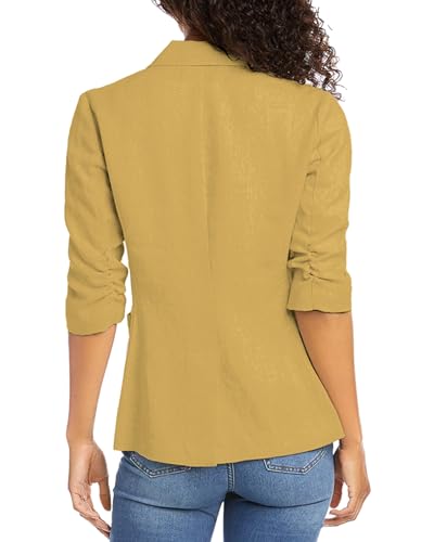 Yellow Lightweight Summer Jacket for Women