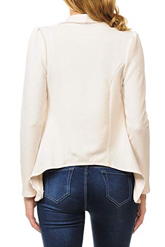 MINEFREE Women's Lightweight Open Front Blazer