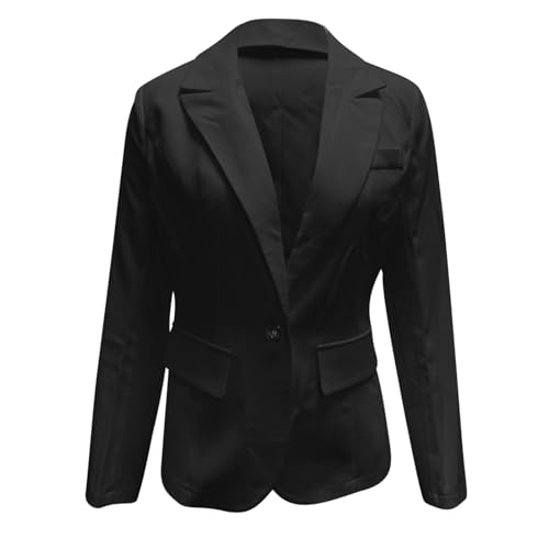 Trendy Women's Business Casual Blazer with Pockets