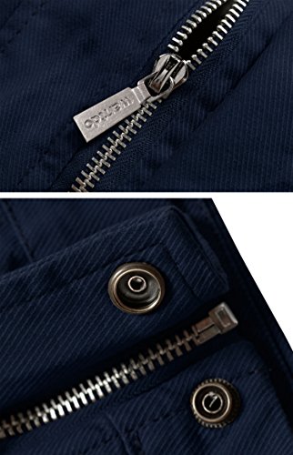 Wantdo Men's Navy Slim Windproof Outdoor Jacket