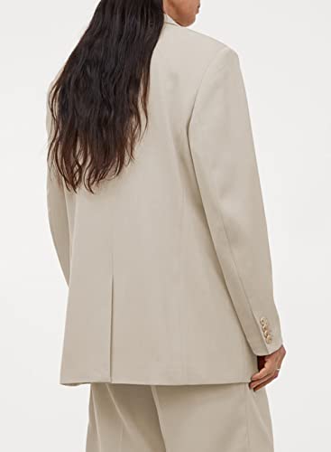 Dokotoo Women's Open Front Blazer - Khaki