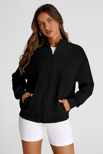 Prettygarden Women's Trendy Fall Zip-Up Hoodie