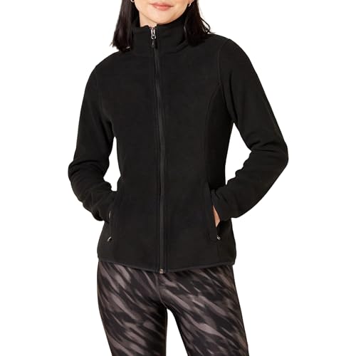 Women's Full-Zip Polar Fleece Jacket - Black