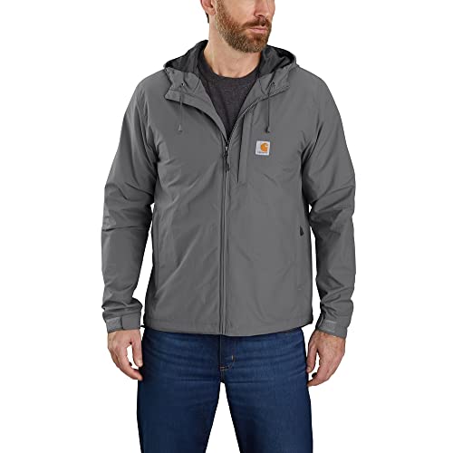 Carhartt Men's Lightweight Rain Defender Jacket, Steel