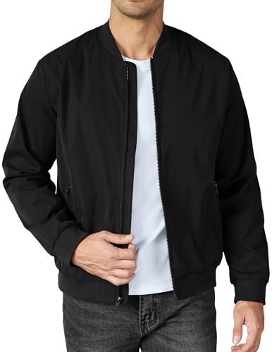 COOFANDY Men's Lightweight Casual Bomber Jacket