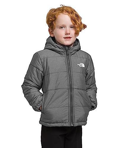 North Face Boys' Reversible Hooded Jacket, Grey