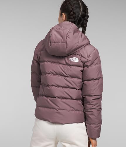 The North Face Girls' Down Hooded Jacket - Grey