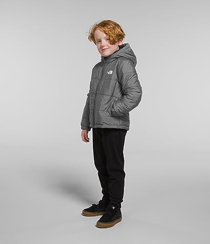North Face Boys' Reversible Hooded Jacket, Grey