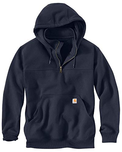 Carhartt Men's Rain Defender Quarter-Zip Sweatshirt - Navy