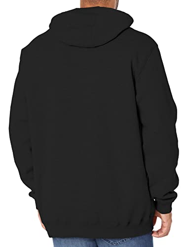 Carhartt Men's Black Logo Sleeve Sweatshirt - Large