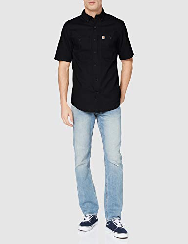 Carhartt Men's Rugged Professional Work Shirt, Black