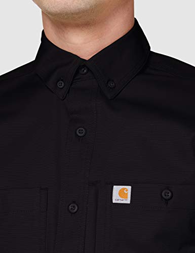 Carhartt Men's Rugged Professional Work Shirt, Black