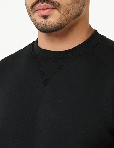 Carhartt Men's Black Midweight Crewneck Sweatshirt
